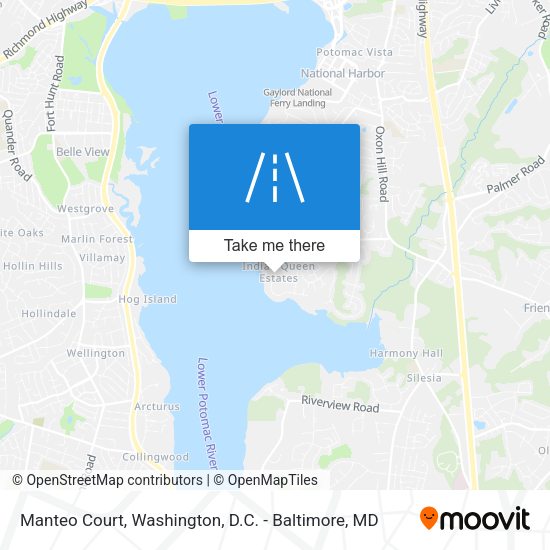 Mapa de Manteo Court