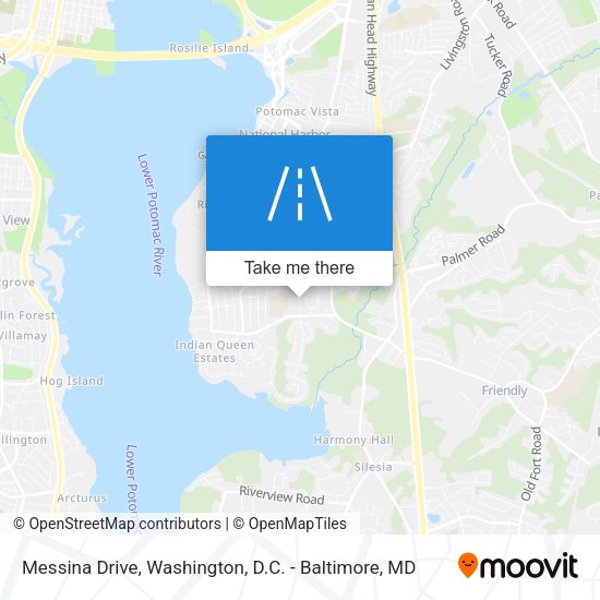 Messina Drive map