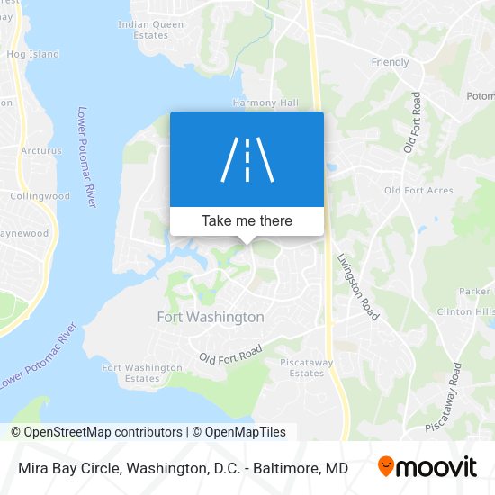 Mira Bay Circle map
