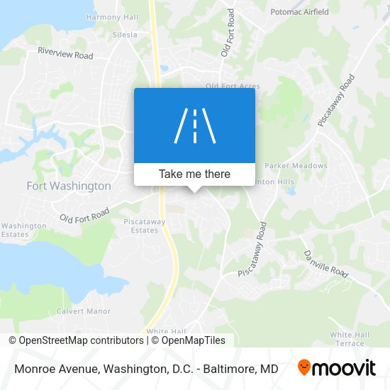 Monroe Avenue map