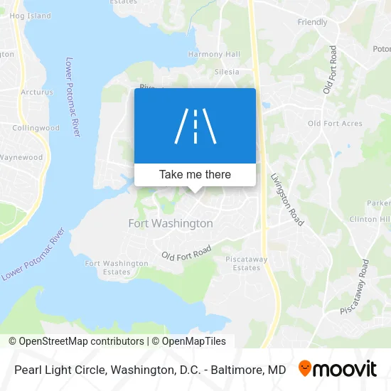 Pearl Light Circle map