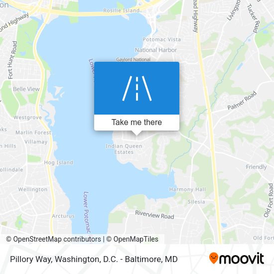 Pillory Way map