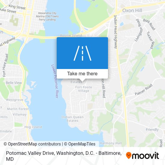 Mapa de Potomac Valley Drive