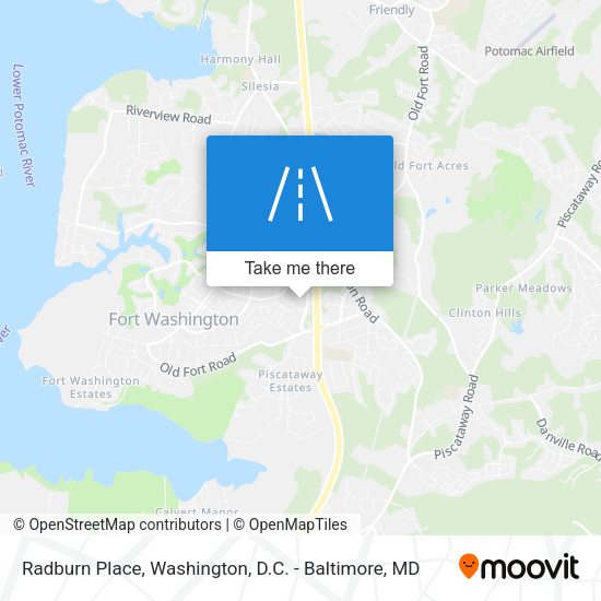 Mapa de Radburn Place