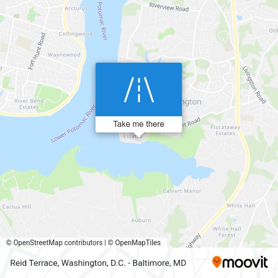 Reid Terrace map
