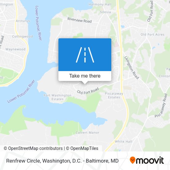Renfrew Circle map