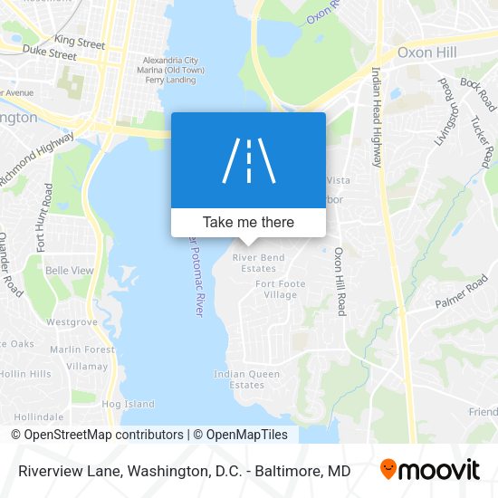 Riverview Lane map