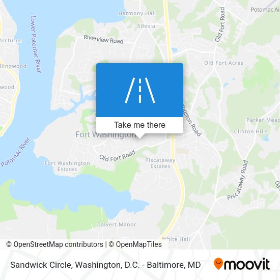 Mapa de Sandwick Circle