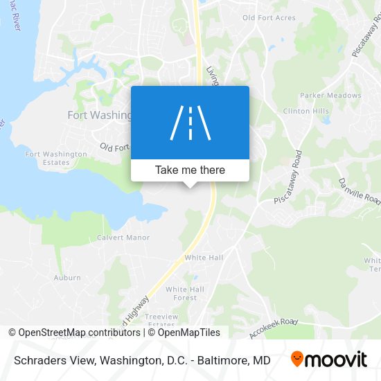 Schraders View map