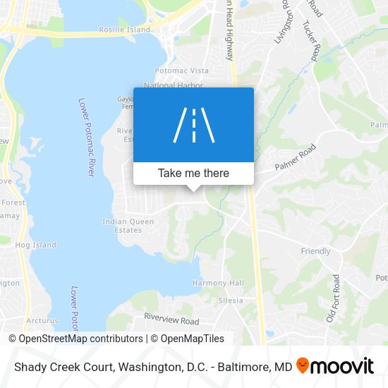 Mapa de Shady Creek Court