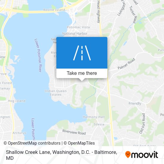 Shallow Creek Lane map