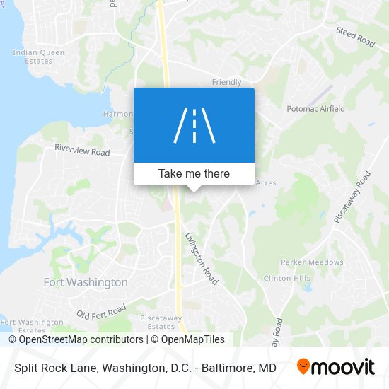 Mapa de Split Rock Lane