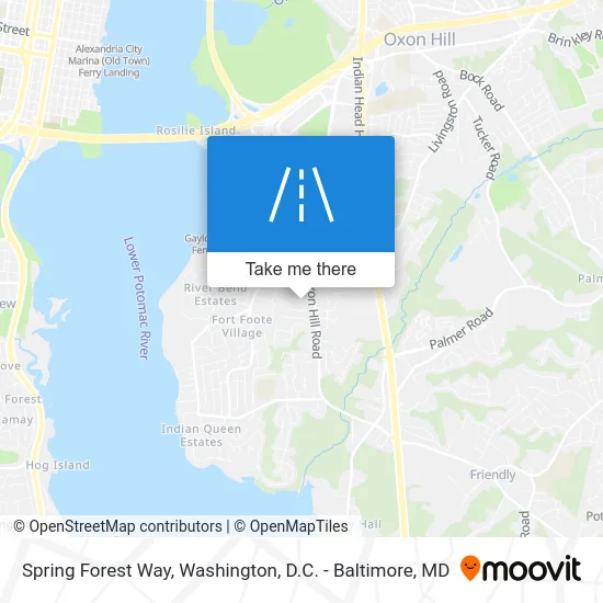 Spring Forest Way map