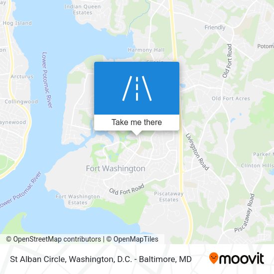 St Alban Circle map