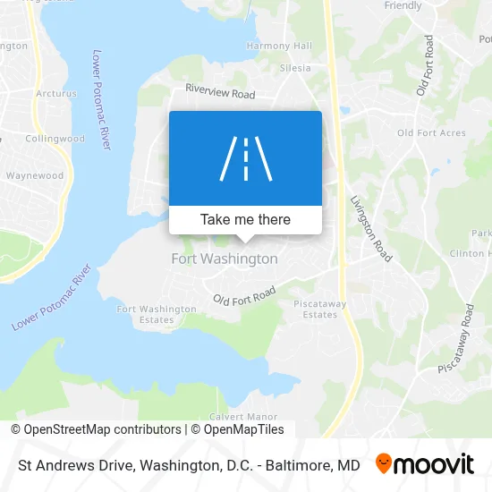St Andrews Drive map