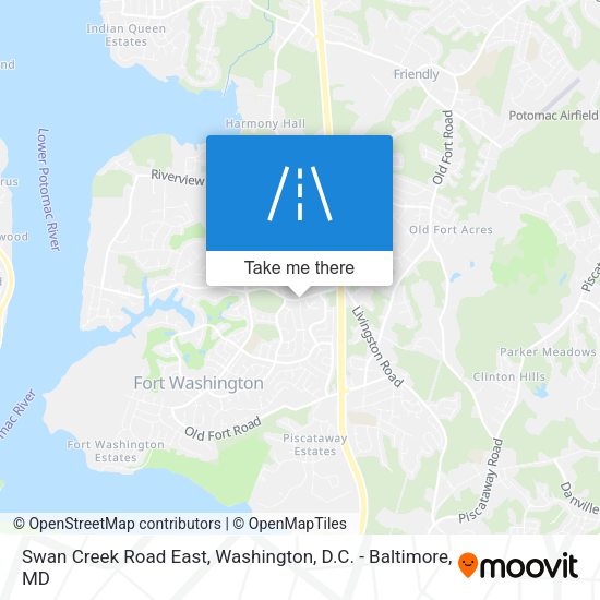 Mapa de Swan Creek Road East