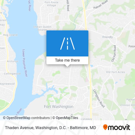 Mapa de Thaden Avenue