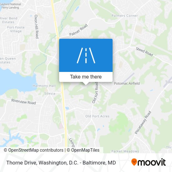 Thorne Drive map