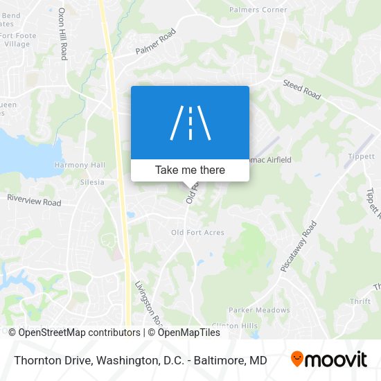 Thornton Drive map