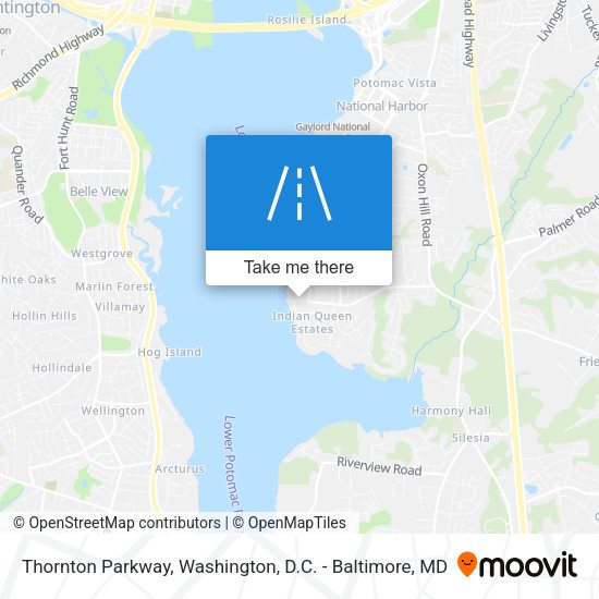 Mapa de Thornton Parkway