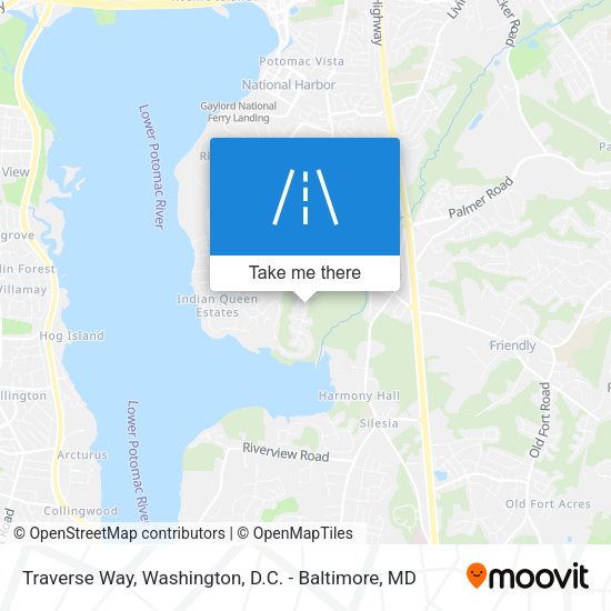 Traverse Way map
