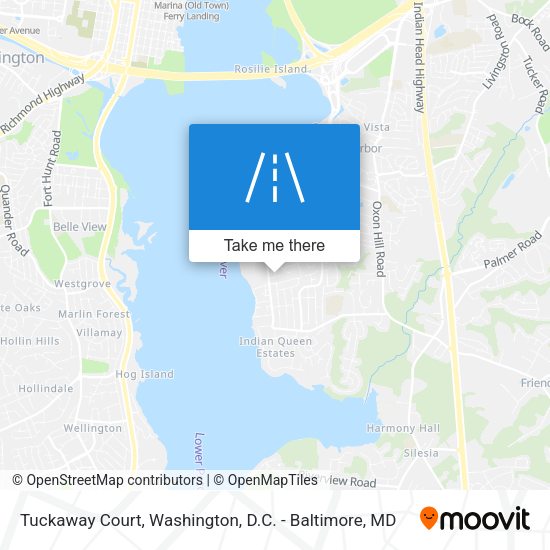 Tuckaway Court map