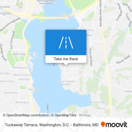 Tuckaway Terrace map