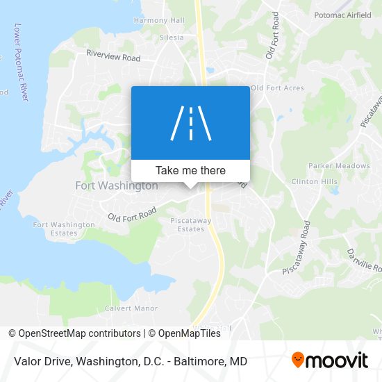 Valor Drive map
