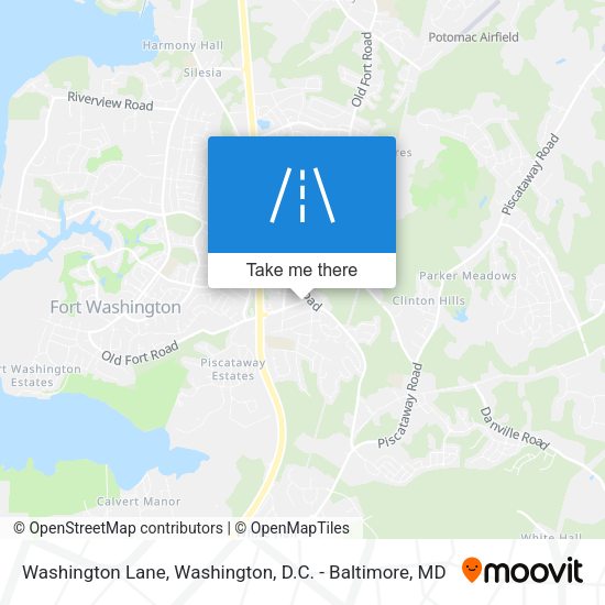 Mapa de Washington Lane