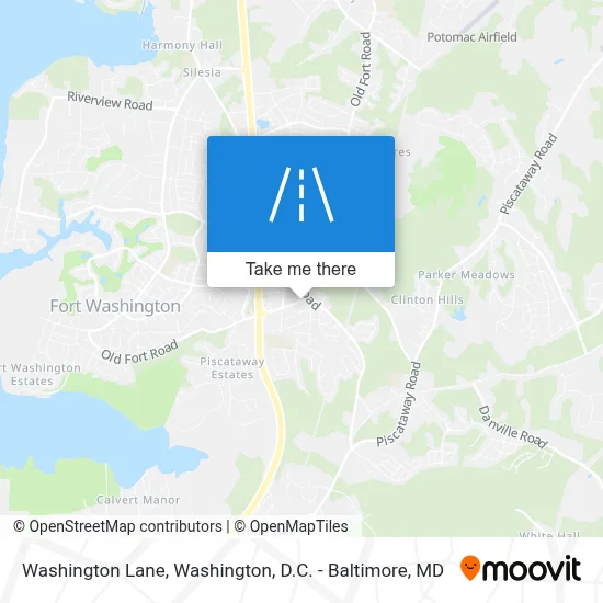 Washington Lane map