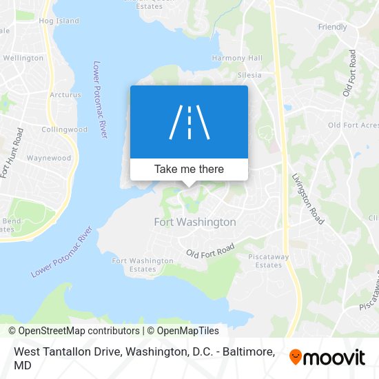 Mapa de West Tantallon Drive