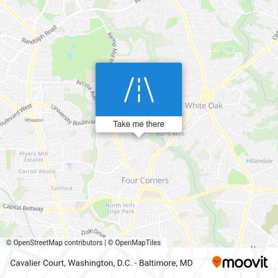 Cavalier Court map