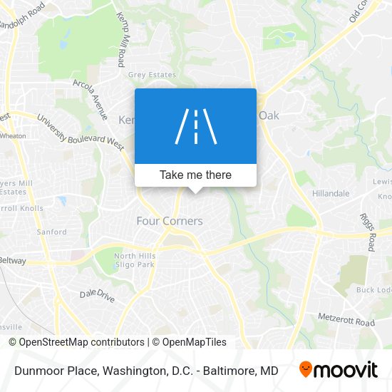 Dunmoor Place map