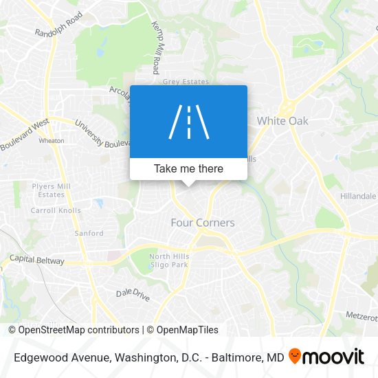 Mapa de Edgewood Avenue