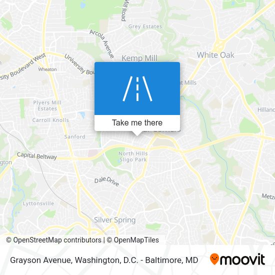Grayson Avenue map