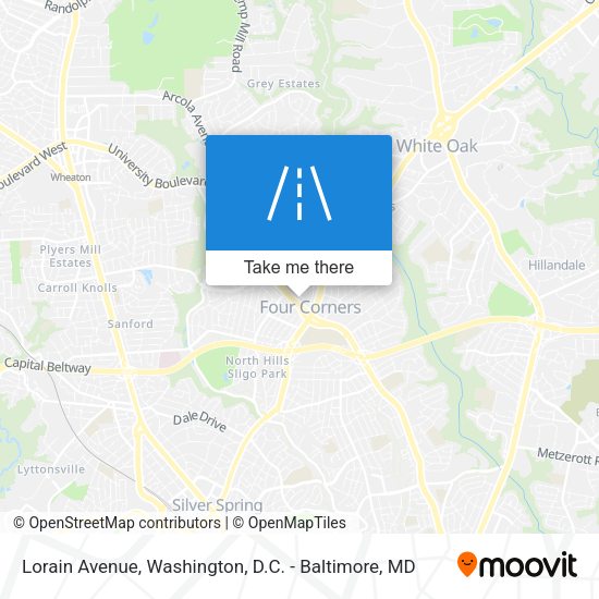 Lorain Avenue map