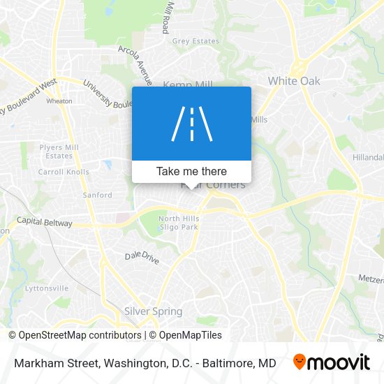 Mapa de Markham Street