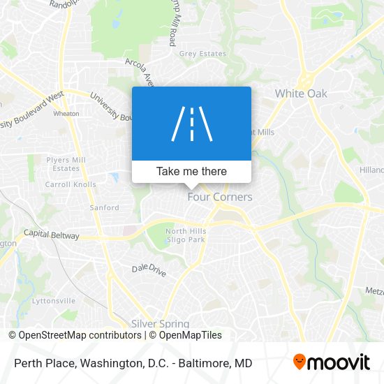 Perth Place map