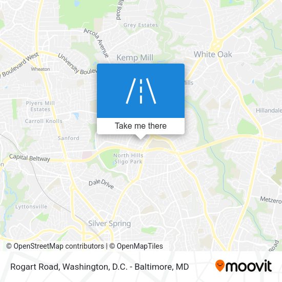 Rogart Road map