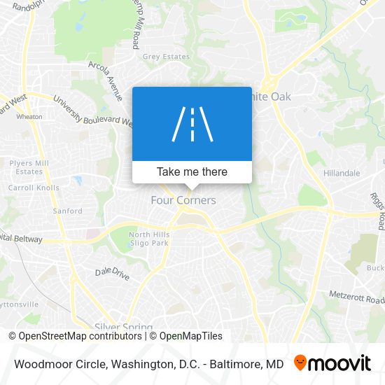 Mapa de Woodmoor Circle