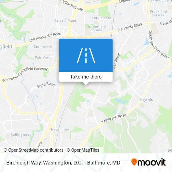Mapa de Birchleigh Way