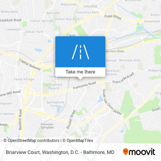 Mapa de Briarview Court