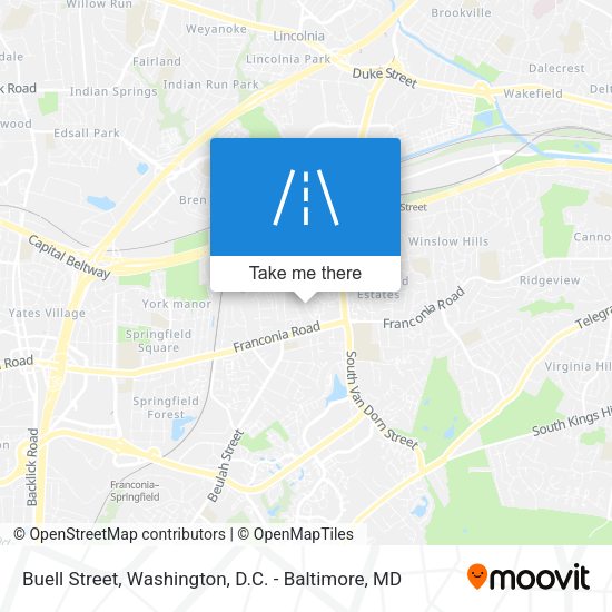 Mapa de Buell Street