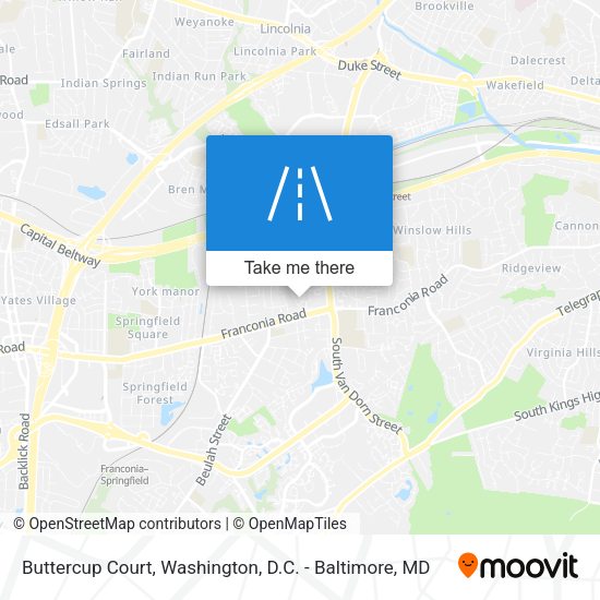 Buttercup Court map