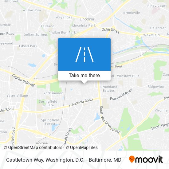 Castletown Way map