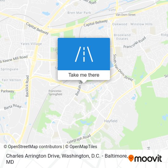 Charles Arrington Drive map
