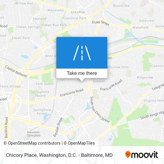 Chicory Place map