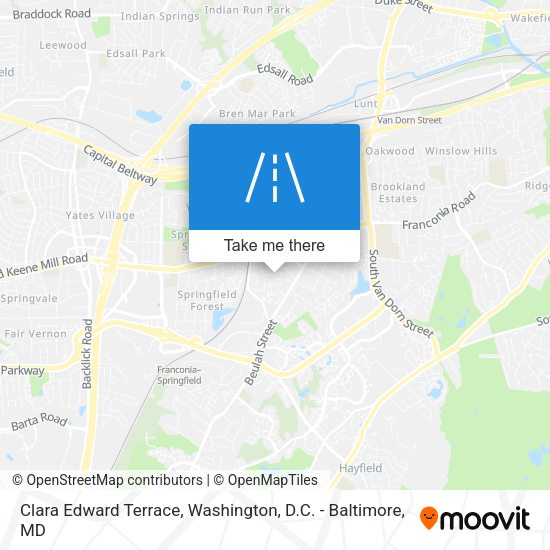 Clara Edward Terrace map