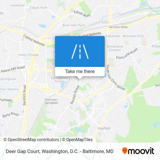 Mapa de Deer Gap Court