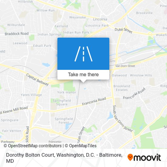 Dorothy Bolton Court map